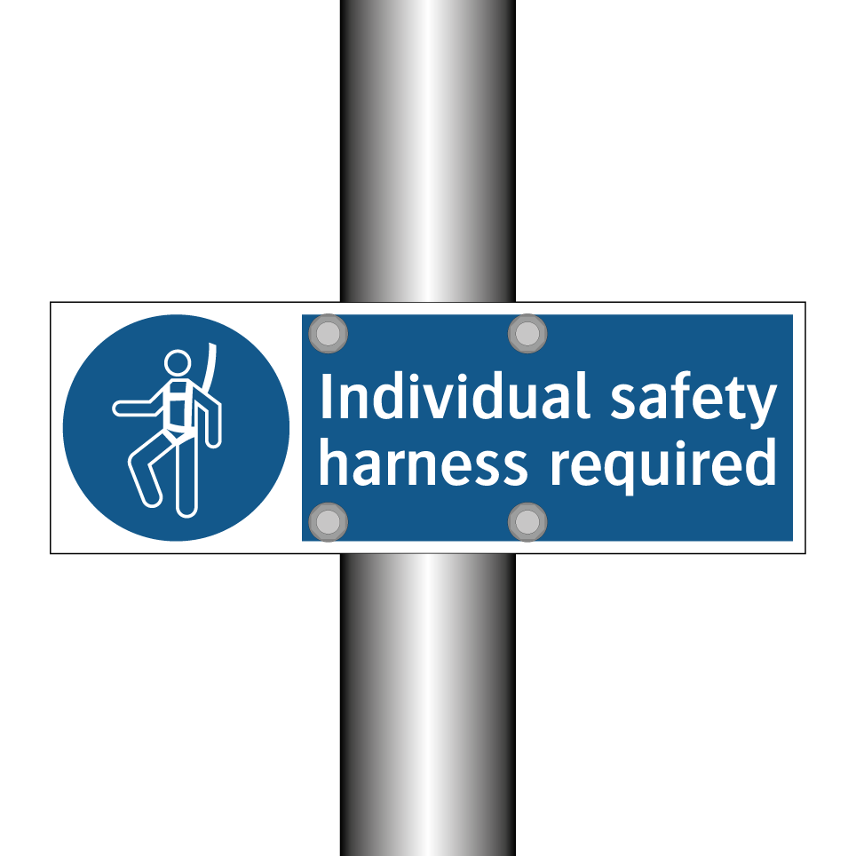 Individual safety harness required