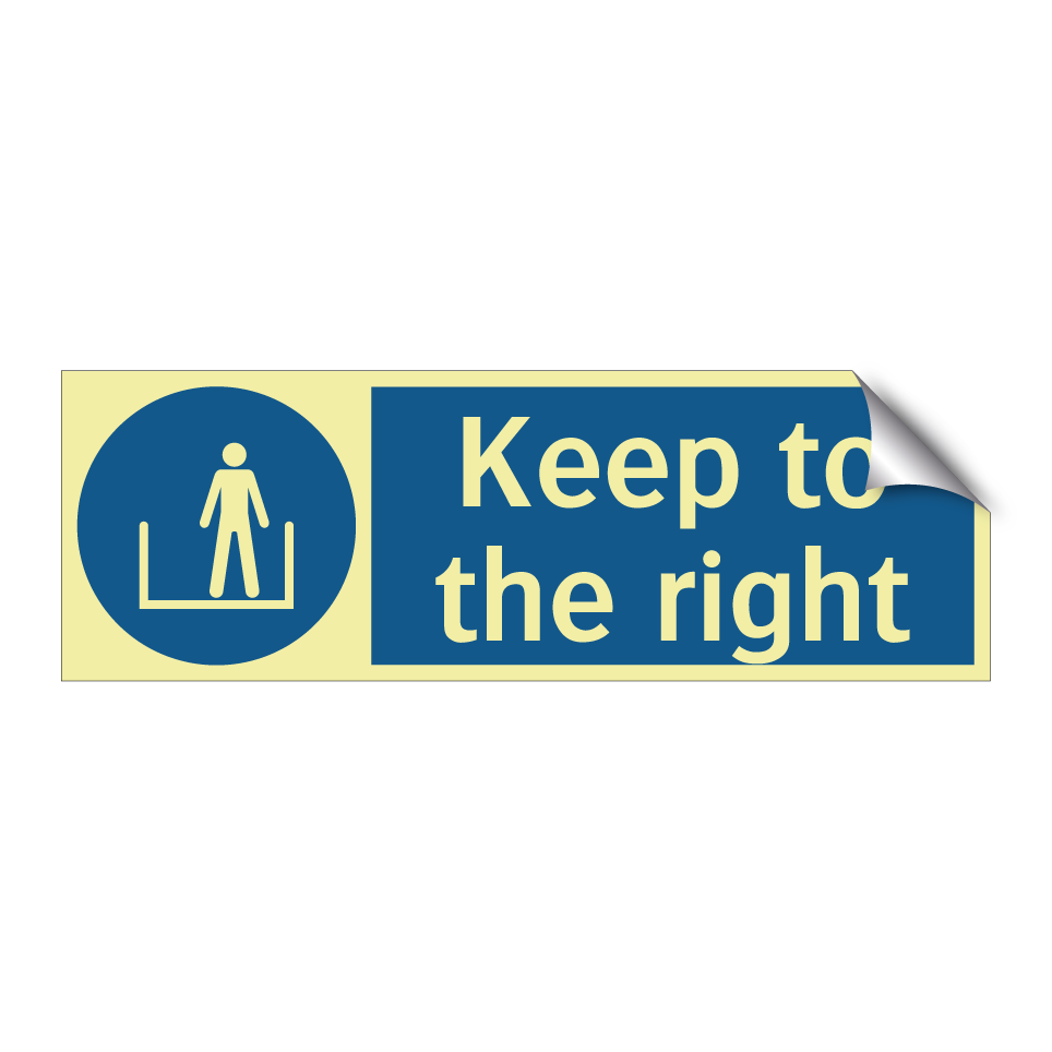 Keep to the right