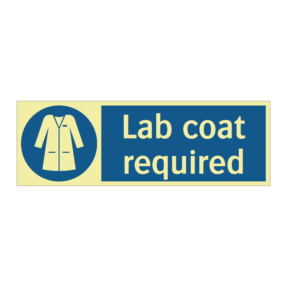 Lab coat required