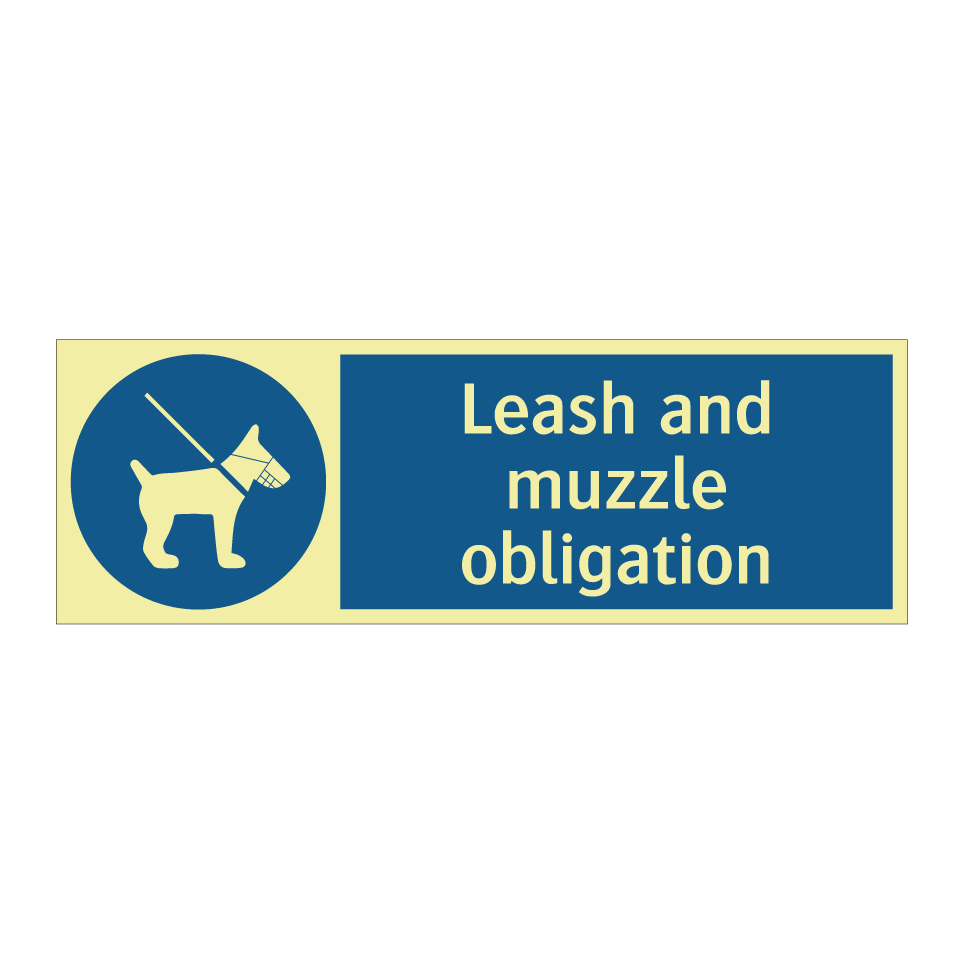 Leash and muzzle obligation