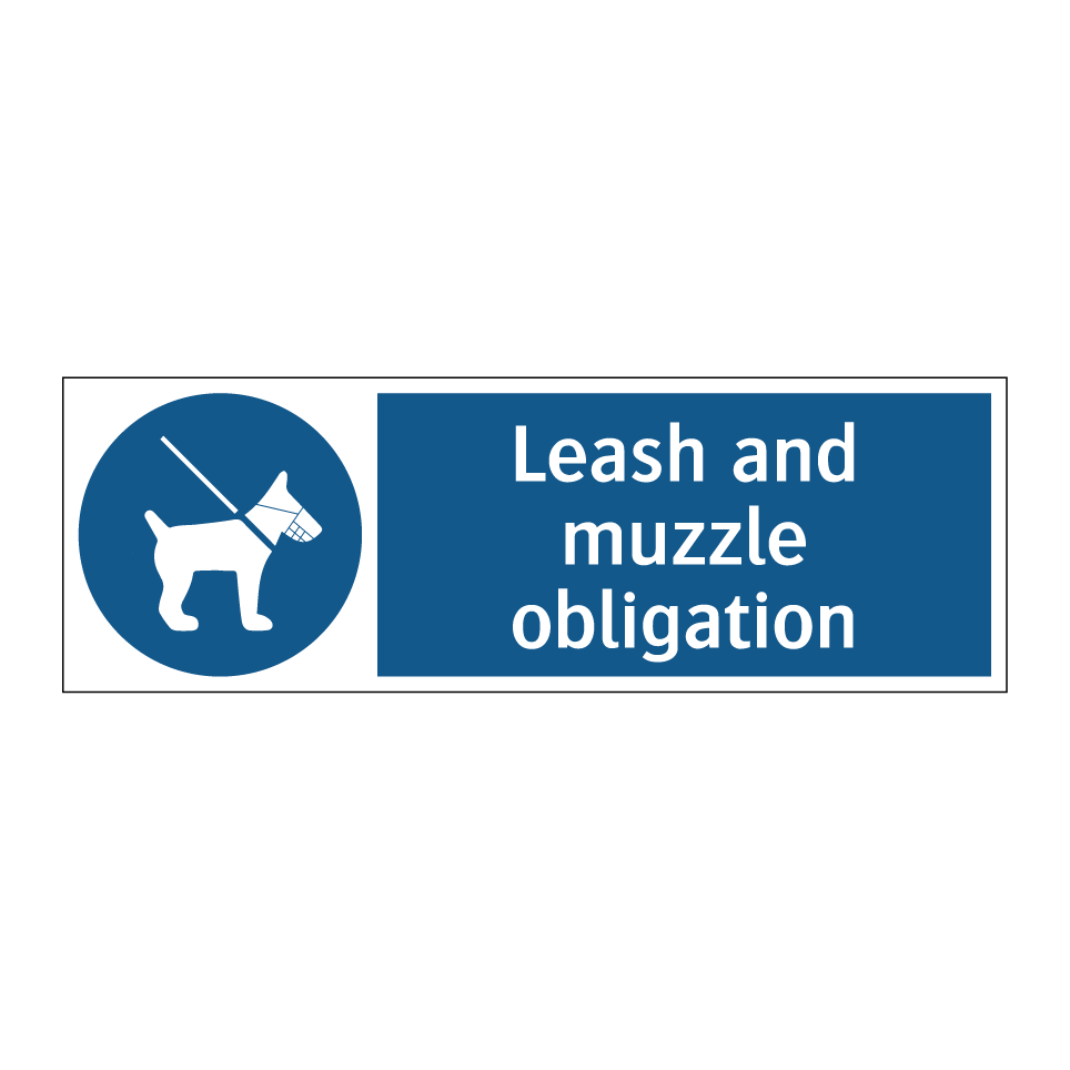 Leash and muzzle obligation