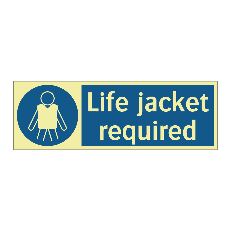 Life jacket required