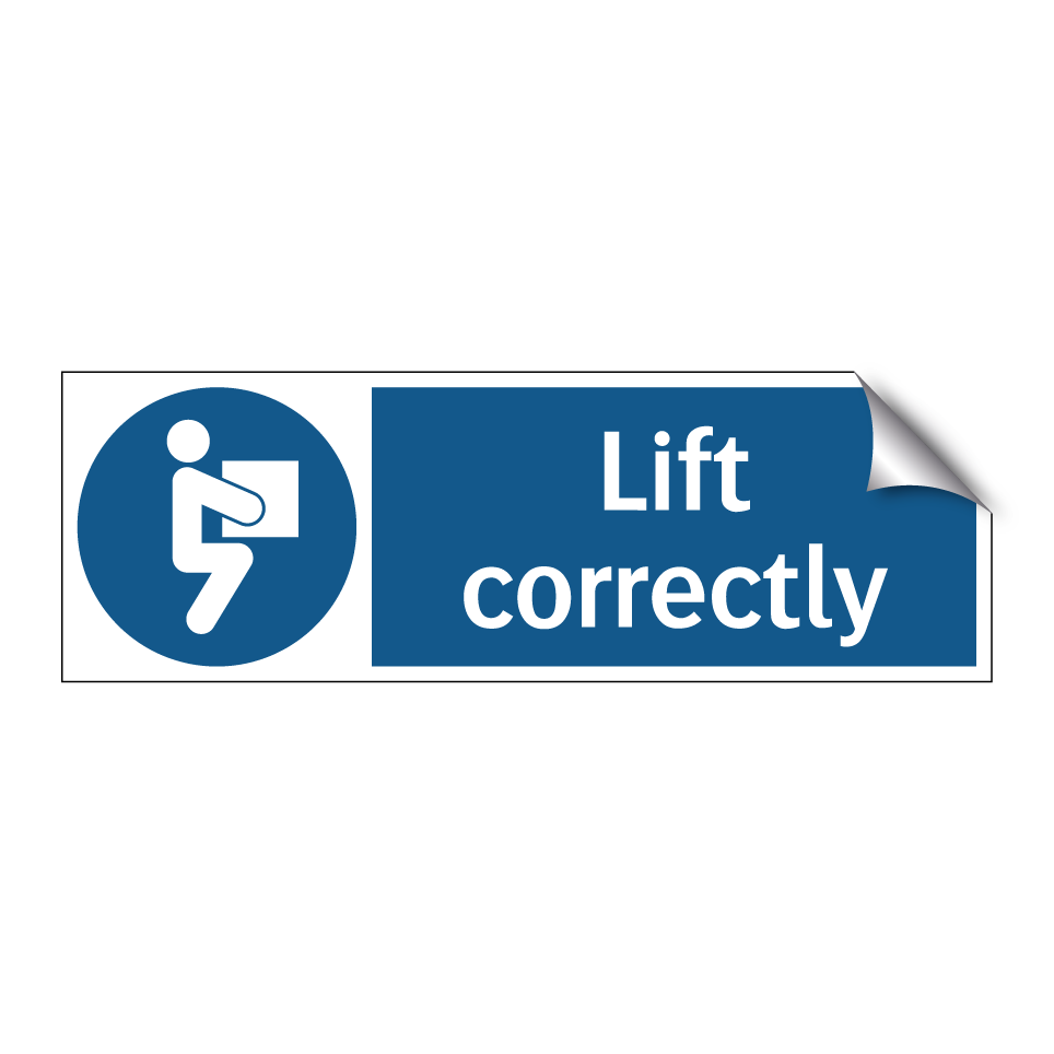 Lift correctly