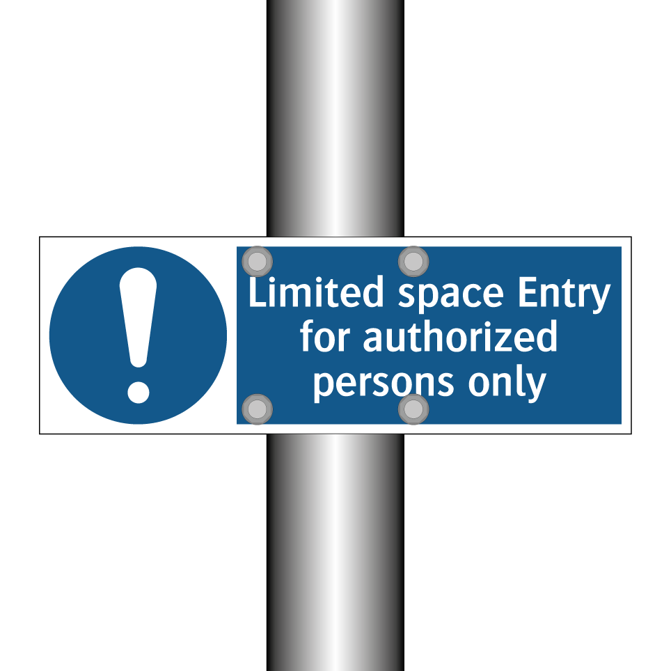 Limited space Entry for authorized persons only