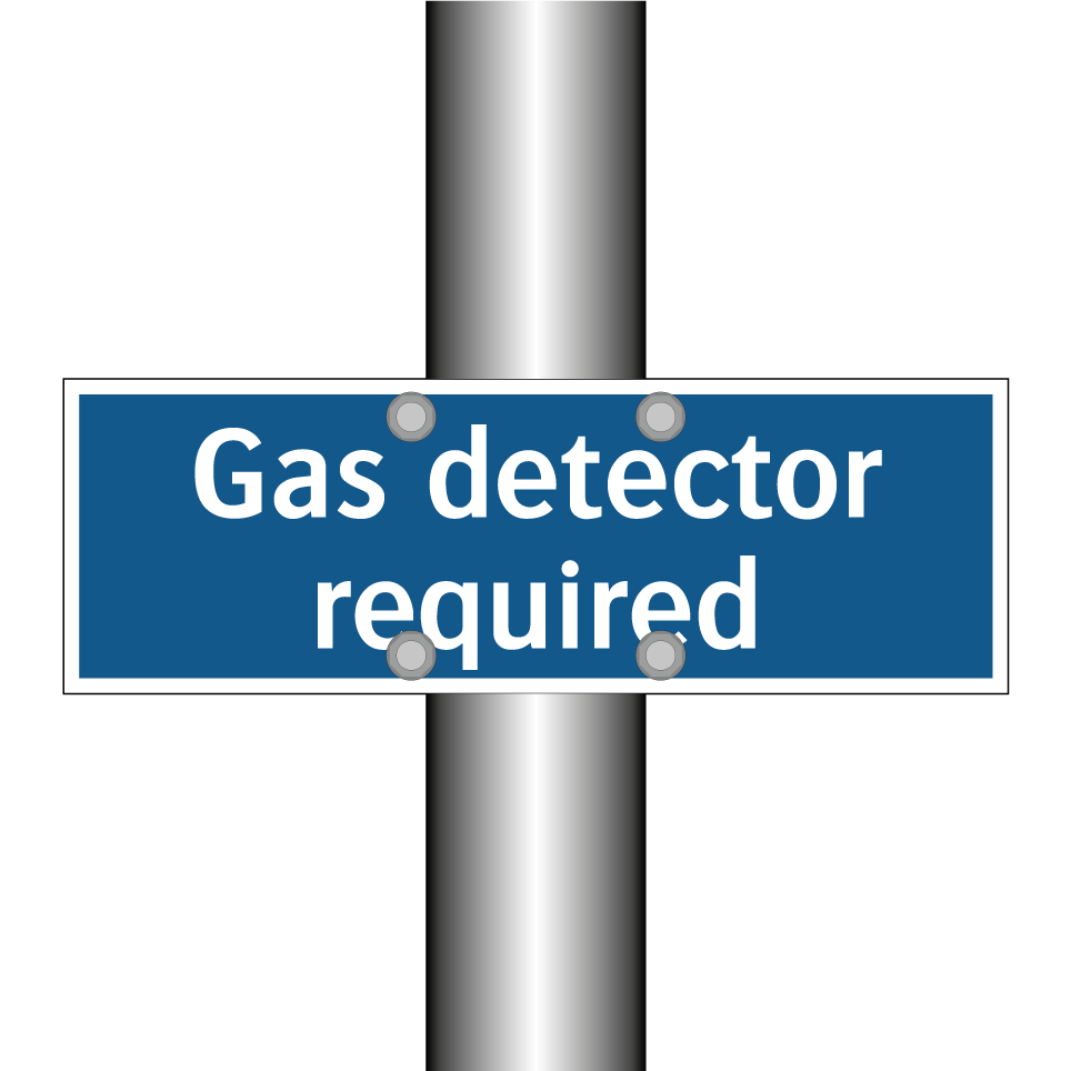 Gas detector required