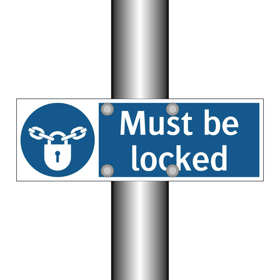 Must be locked