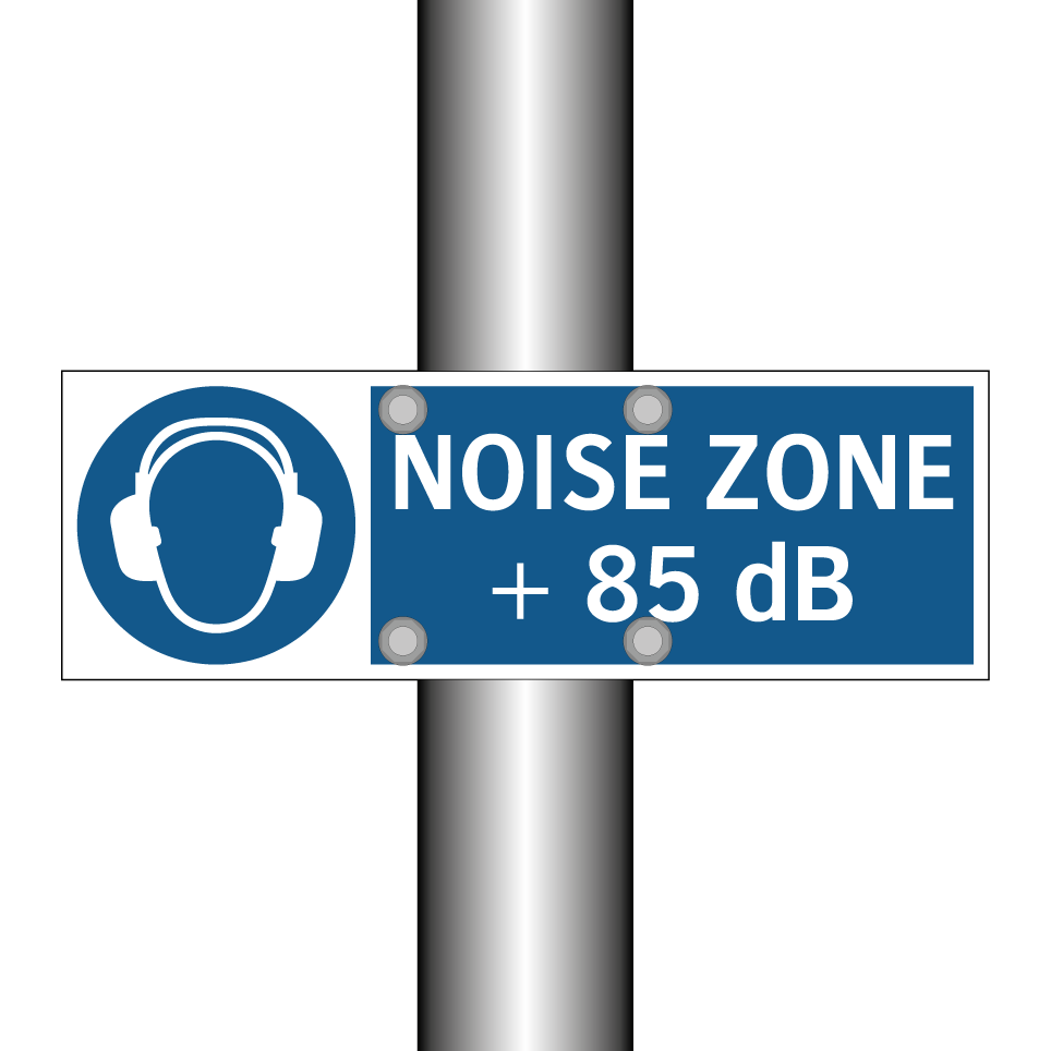 NOISE ZONE + 85 dB