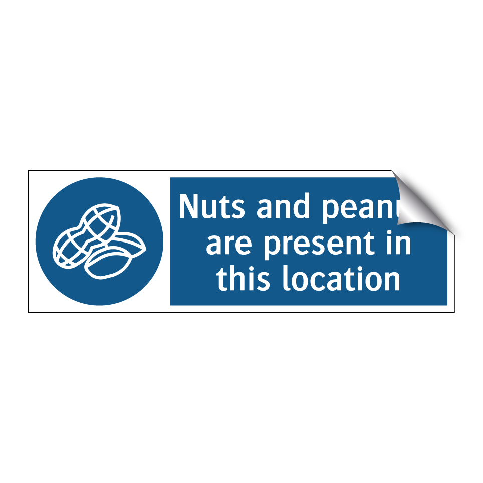 Nuts and peanuts are present in this location
