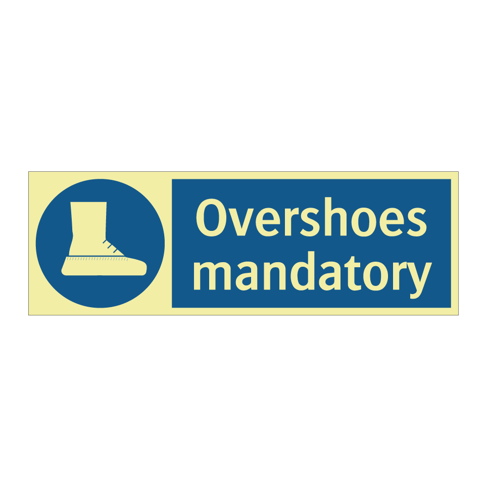 Overshoes mandatory