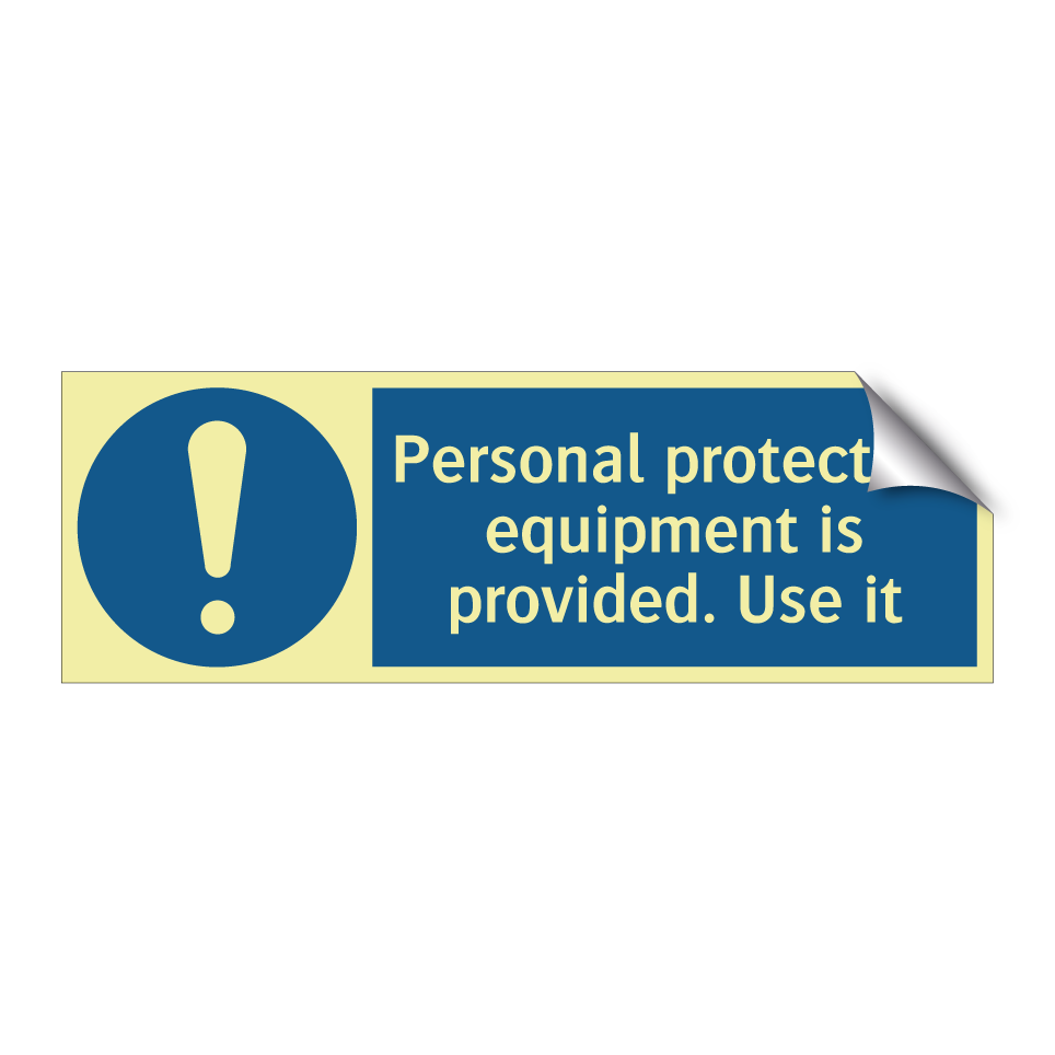 Personal protective equipment is provided. Use it