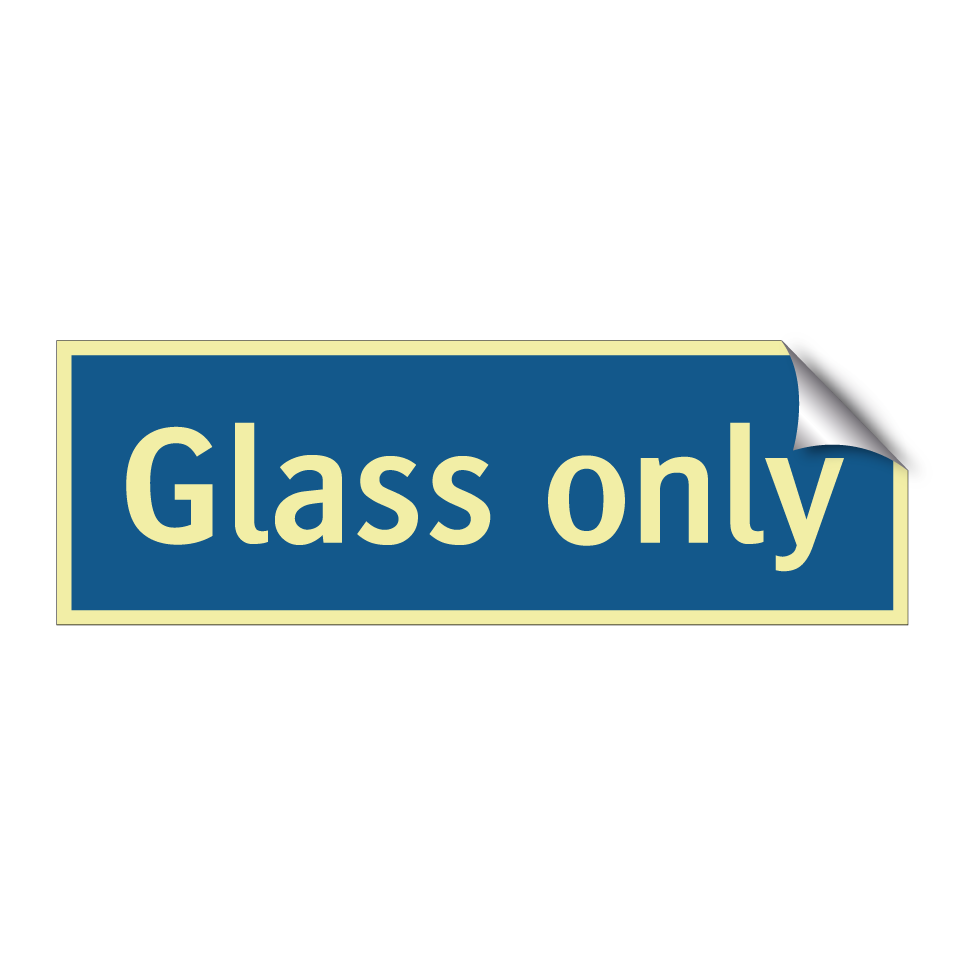 Glass only