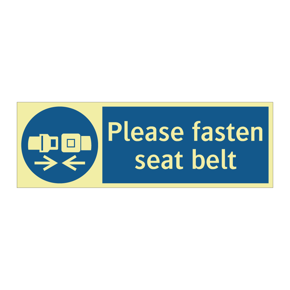 Please fasten seat belt