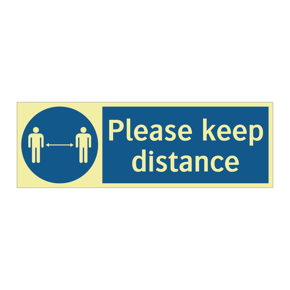 Please keep distance