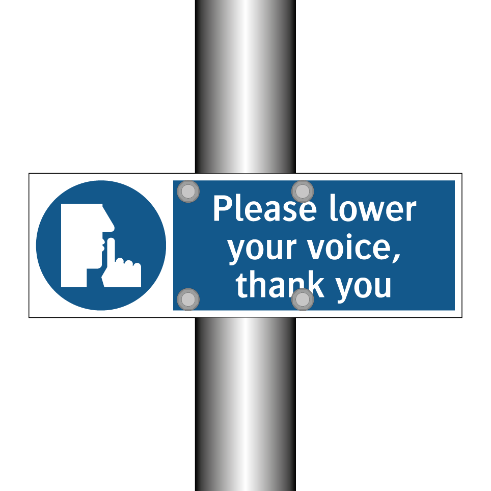 Please lower your voice, thank you
