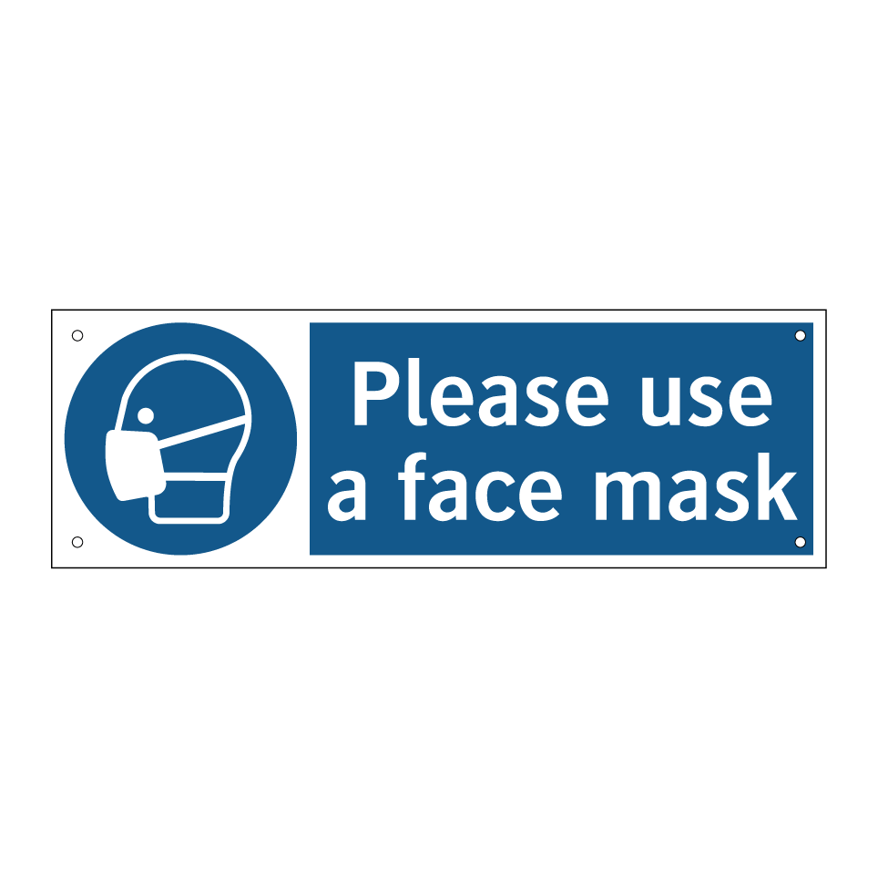 Please use a face mask