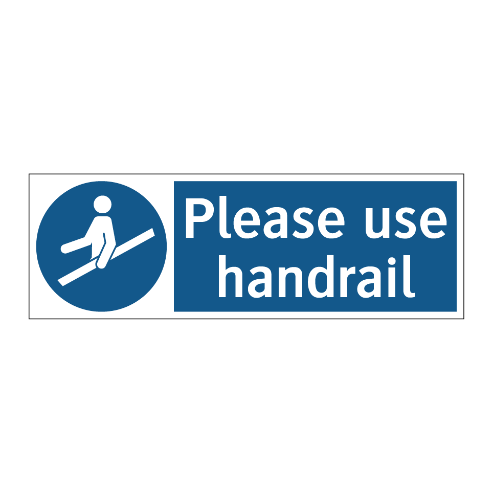 Please use handrail