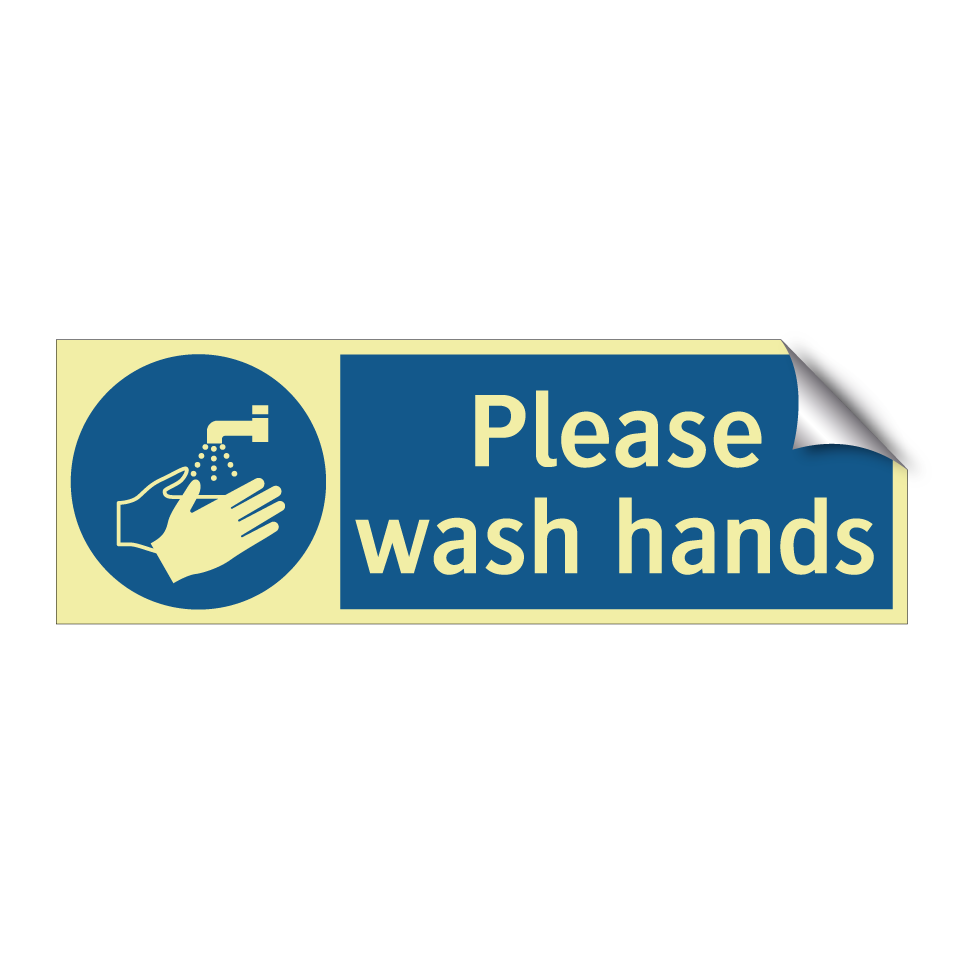 Please wash hands