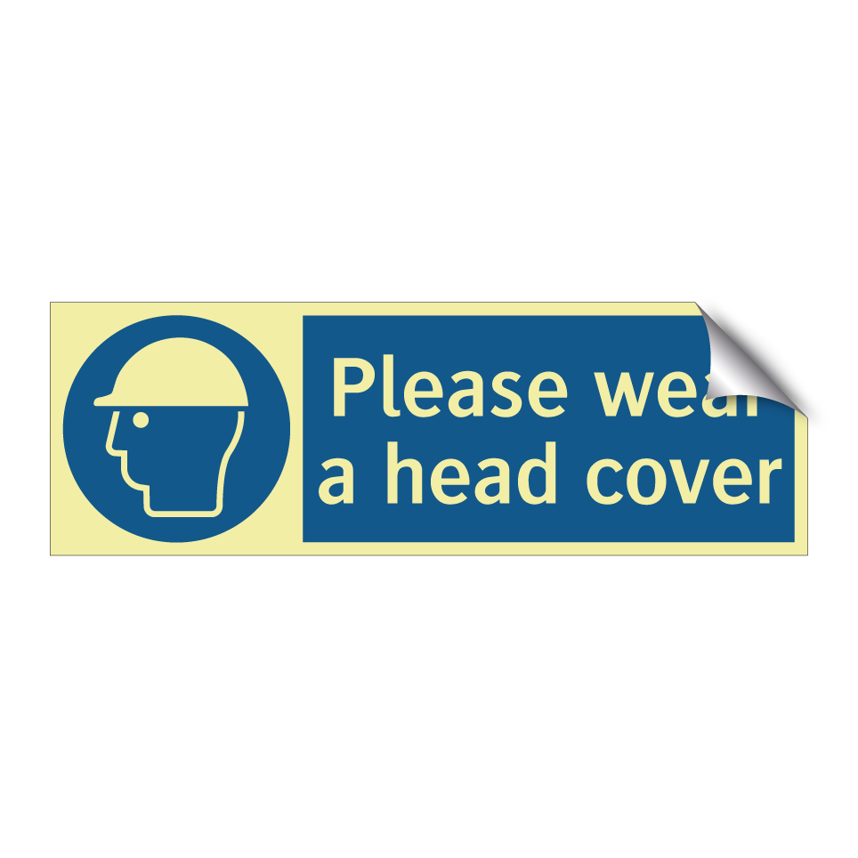 Please wear a head cover