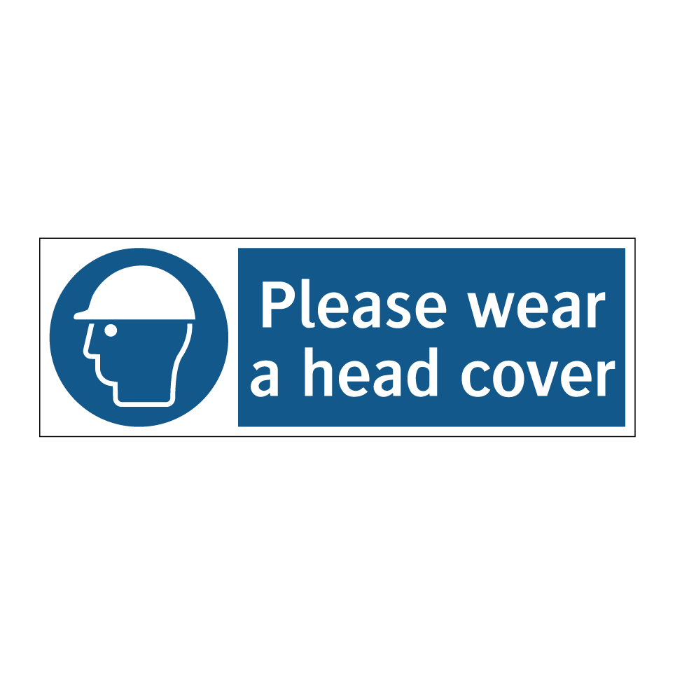 Please wear a head cover
