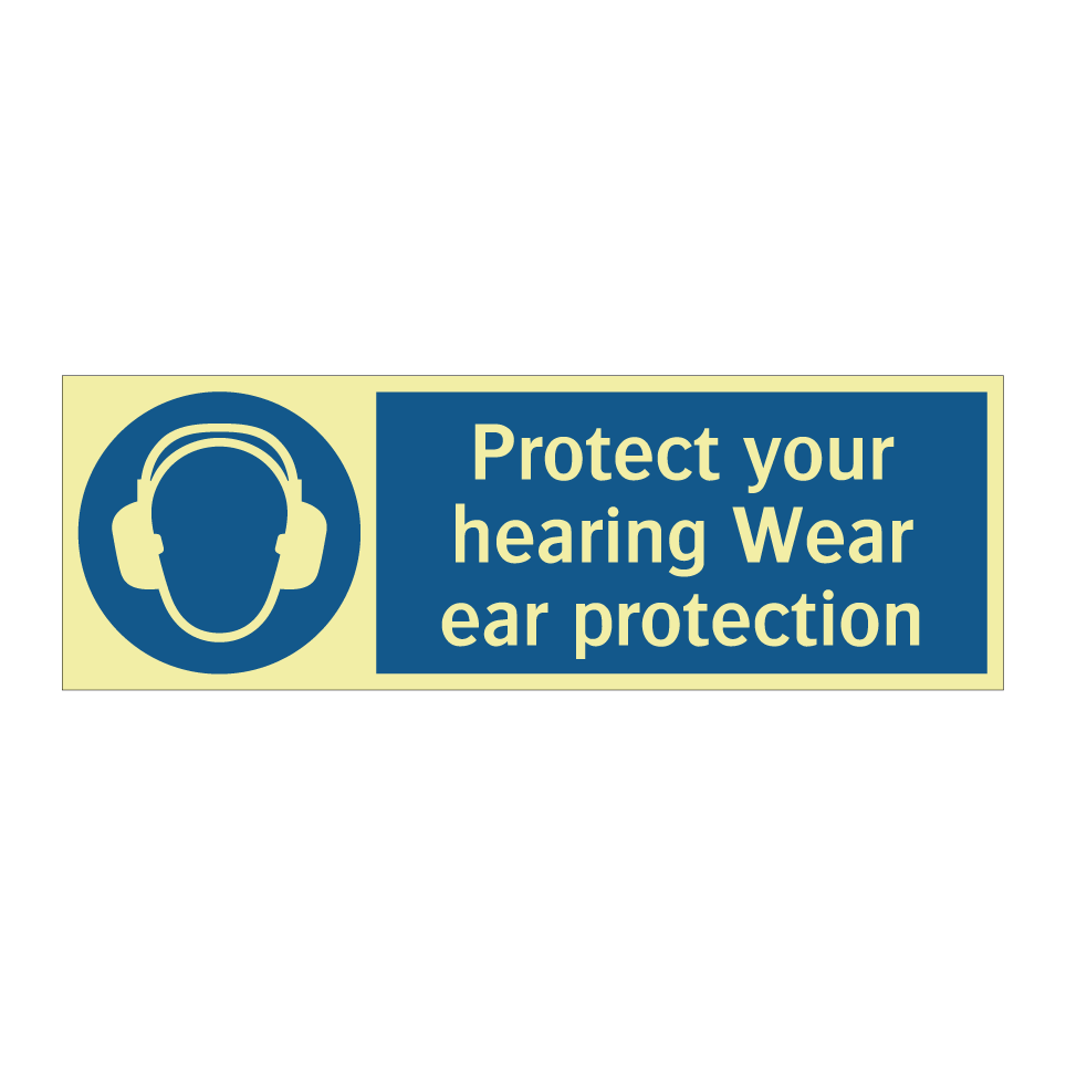 Protect your hearing Wear ear protection