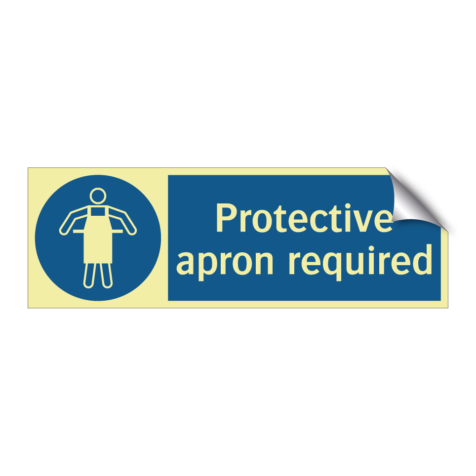 Protective apron required