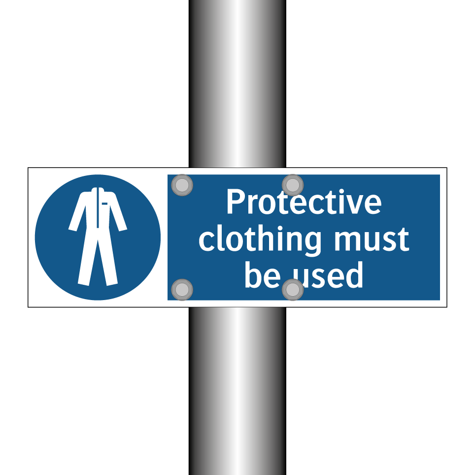 Protective clothing must be used
