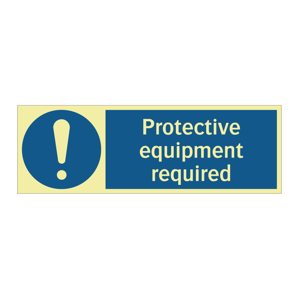 Protective equipment required