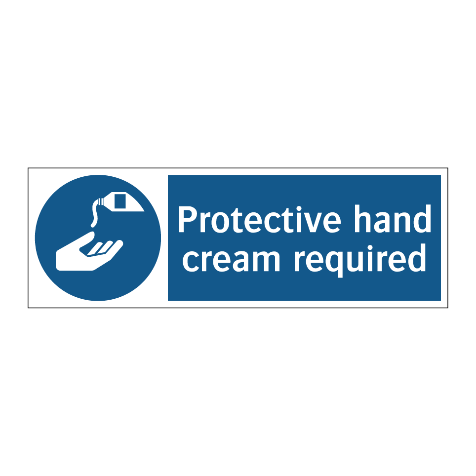 Protective hand cream required