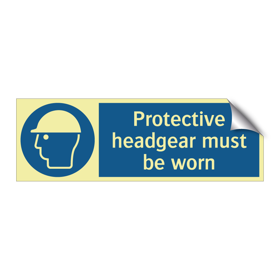 Protective headgear must be worn