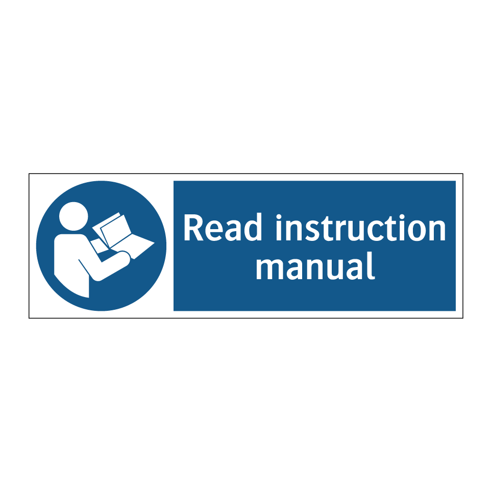 Read instruction manual