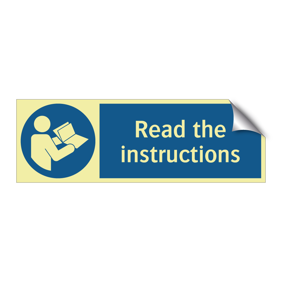 Read the instructions