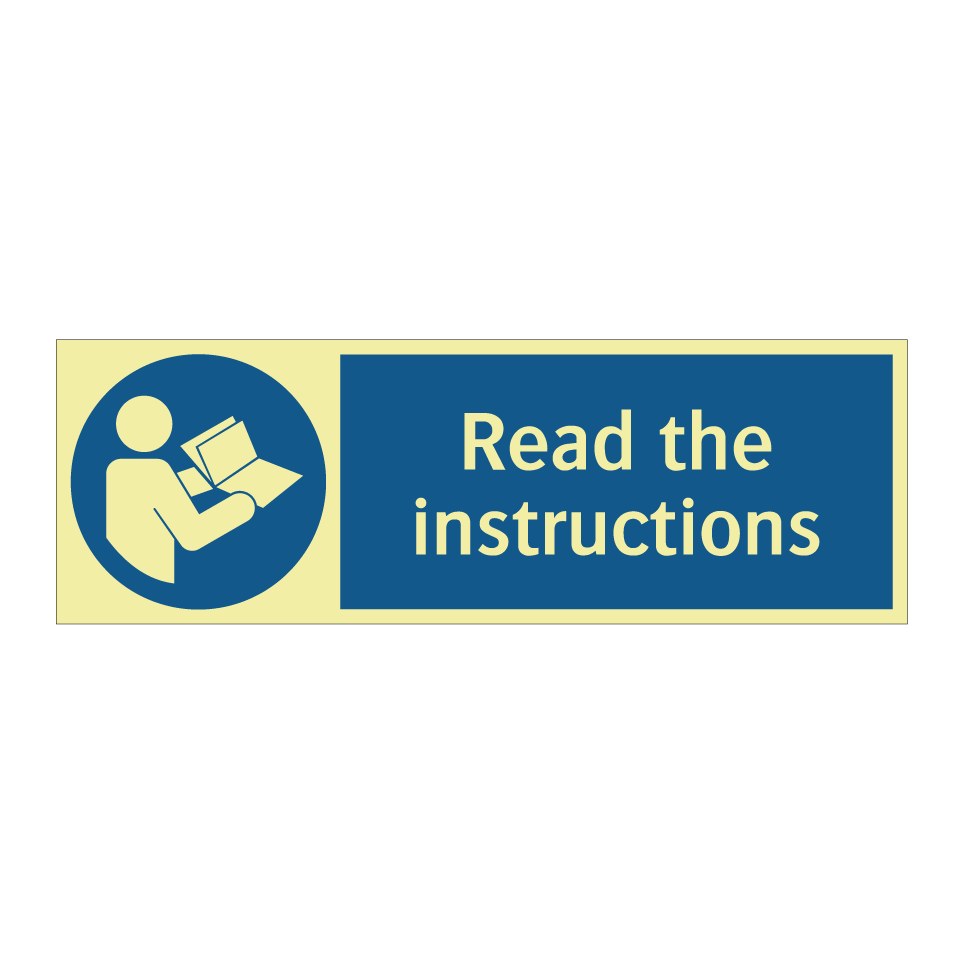 Read the instructions
