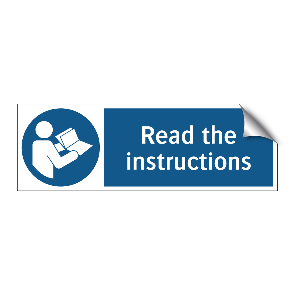 Read the instructions