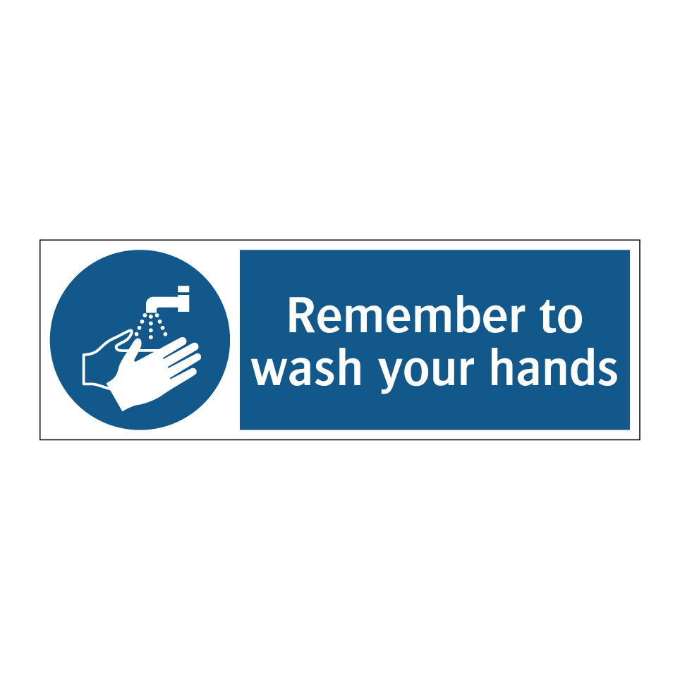 Remember to wash your hands