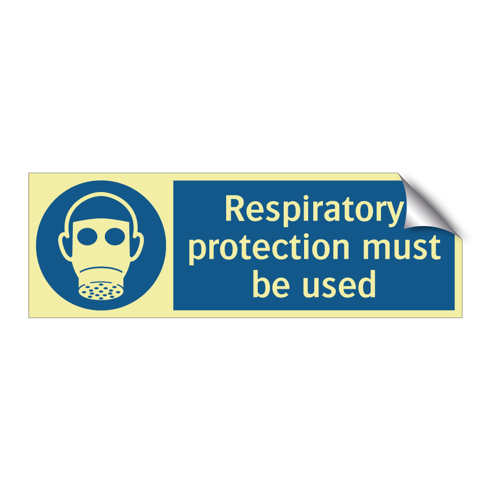 Respiratory protection must be used