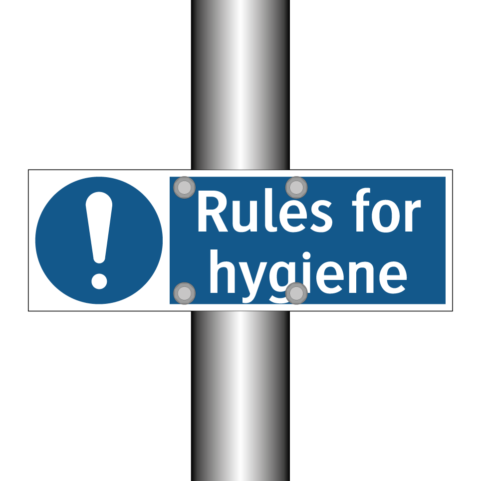 Rules for hygiene