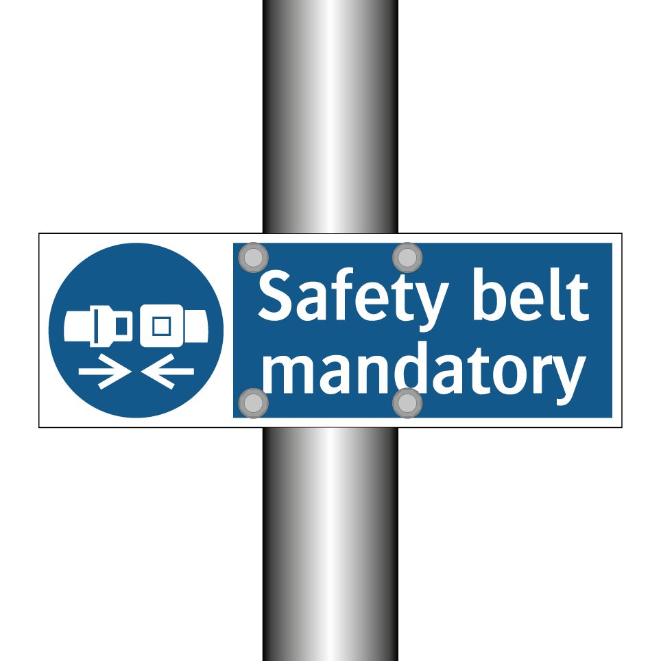 Safety belt mandatory