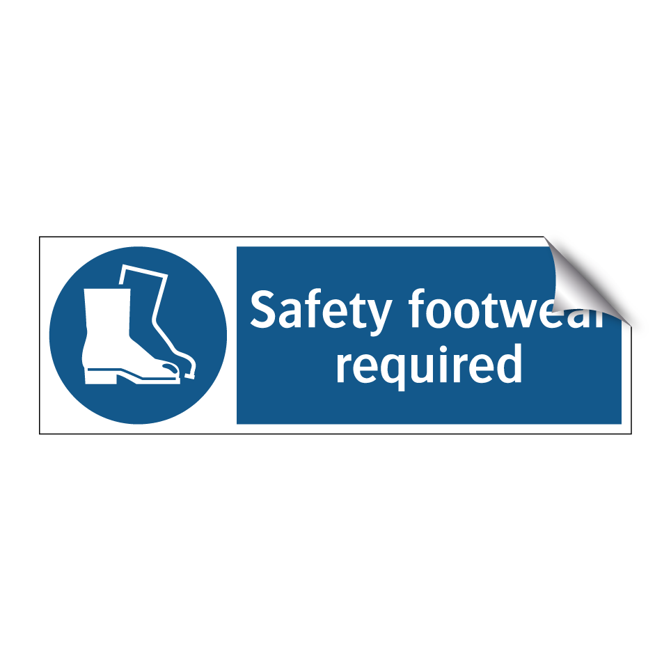Safety footwear required