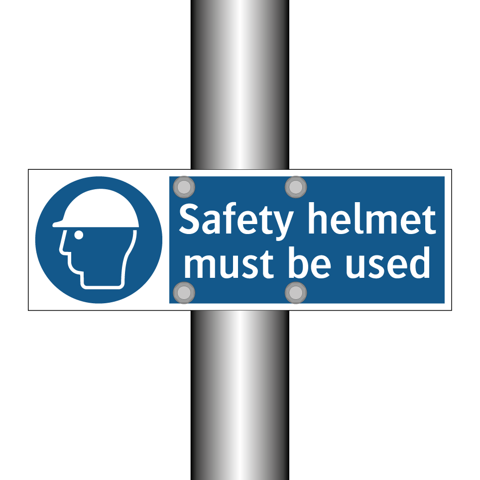 Safety helmet must be used
