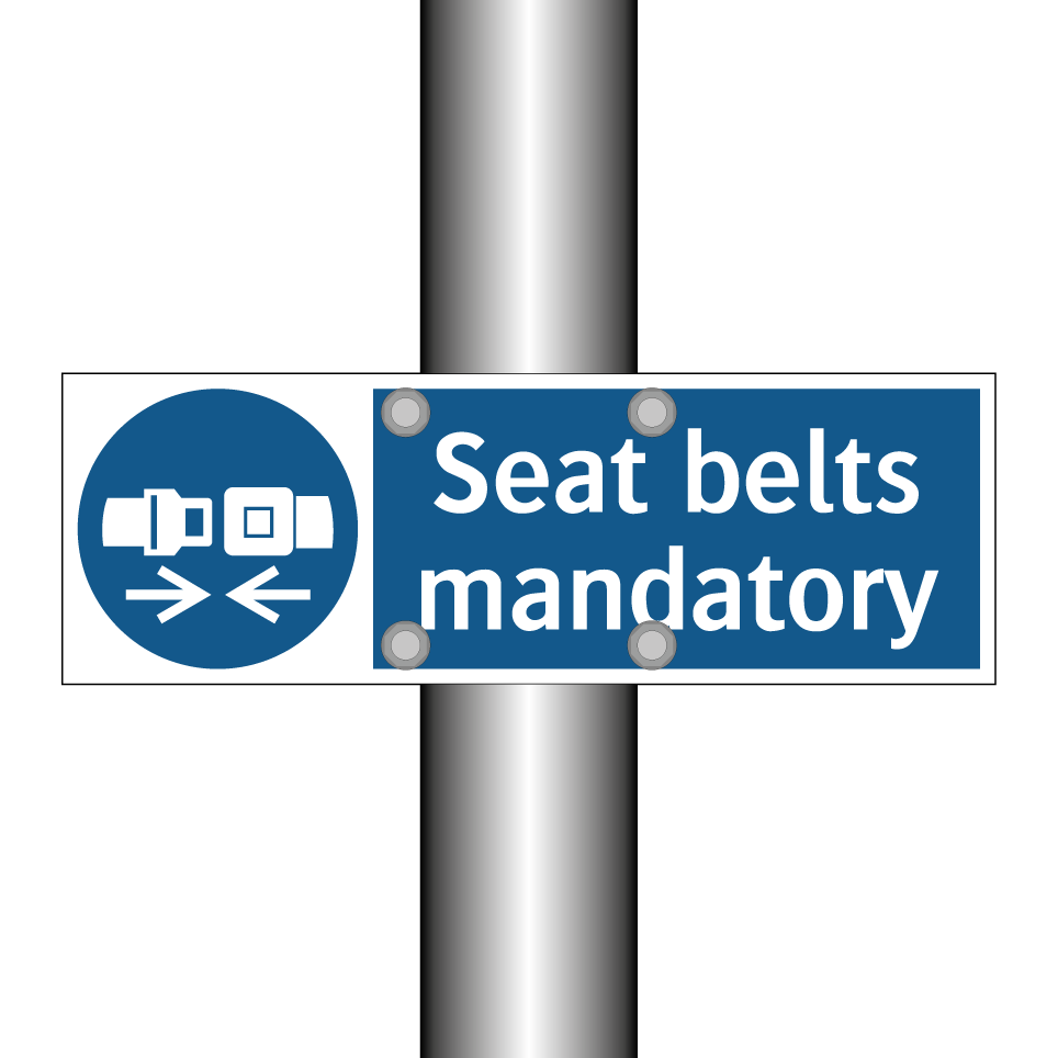 Seat belts mandatory