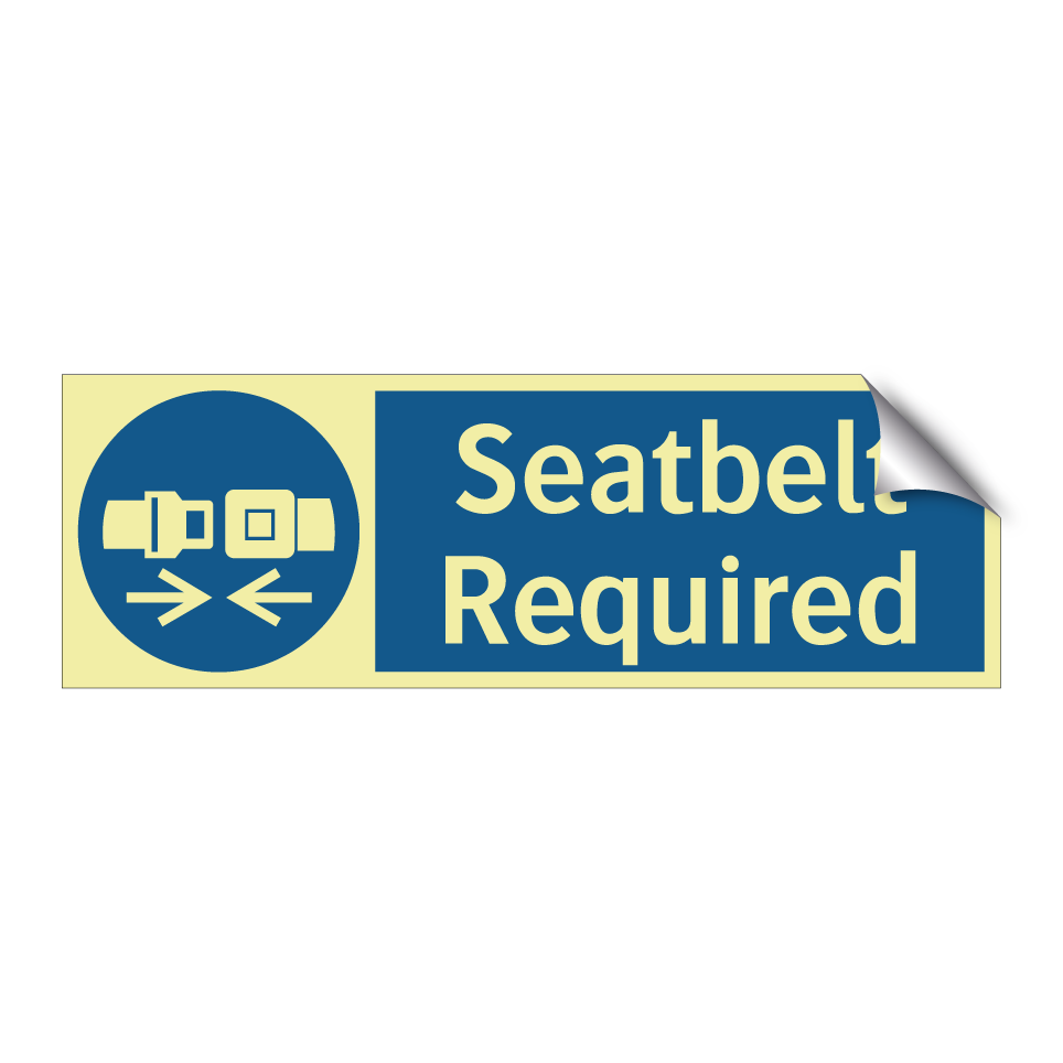 Seatbelt Required