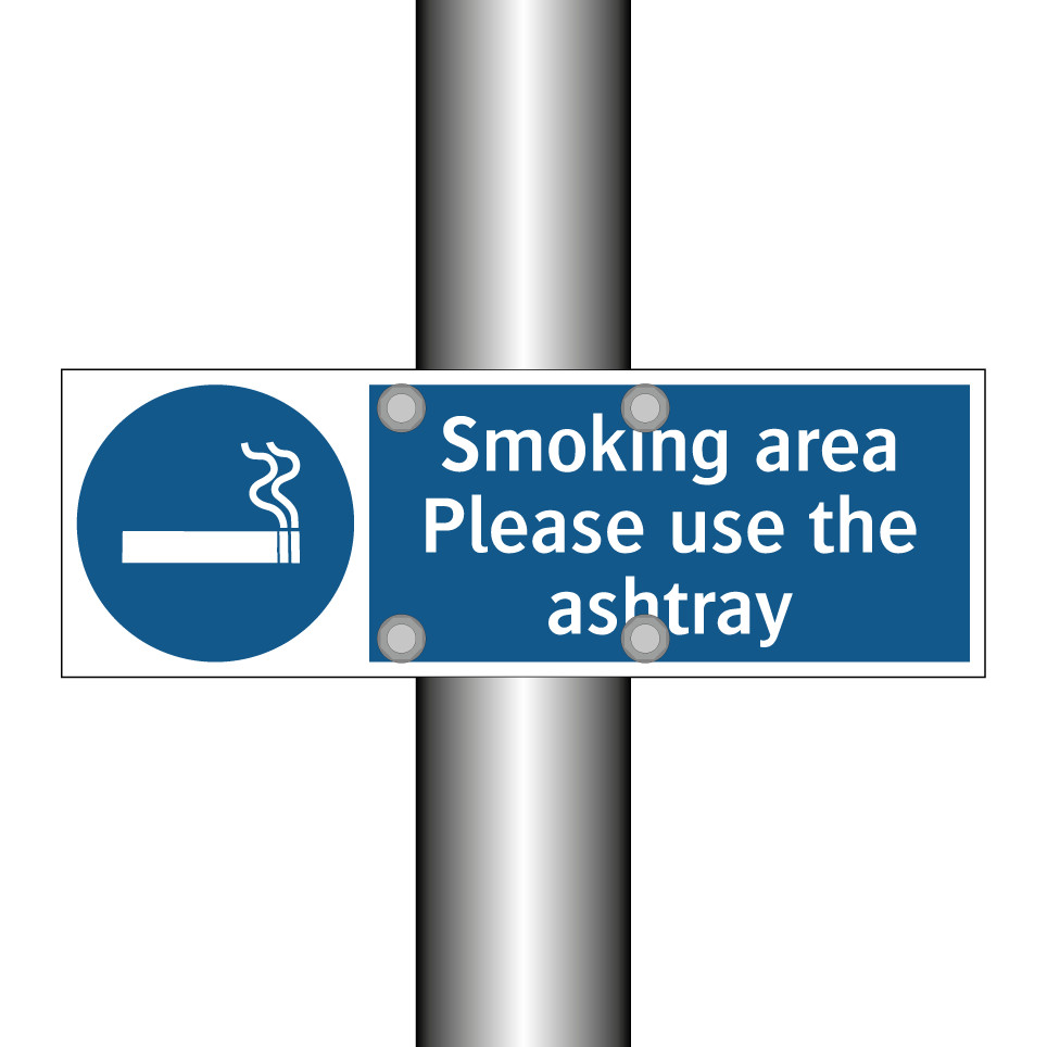 Smoking area Please use the ashtray