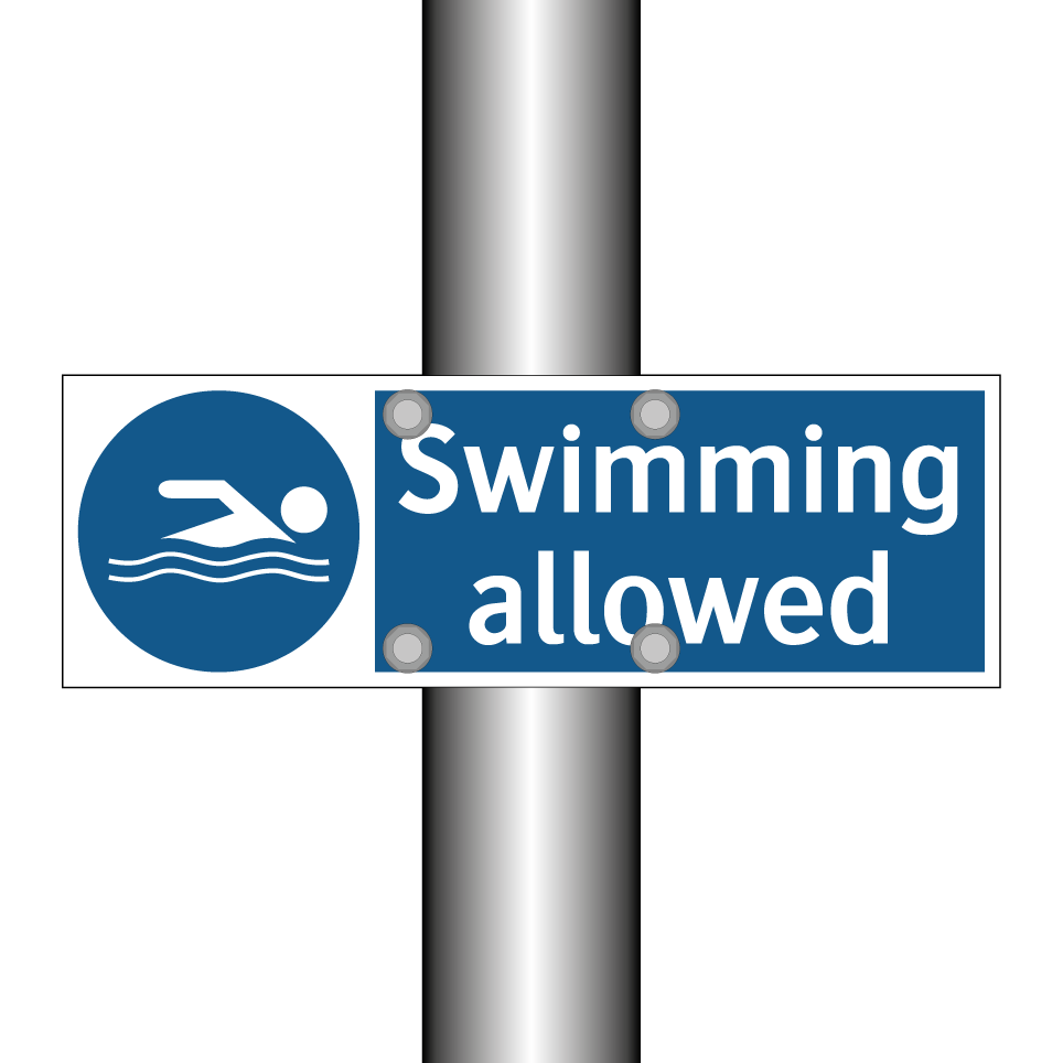 Swimming allowed