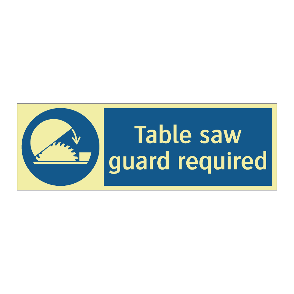 Table saw guard required