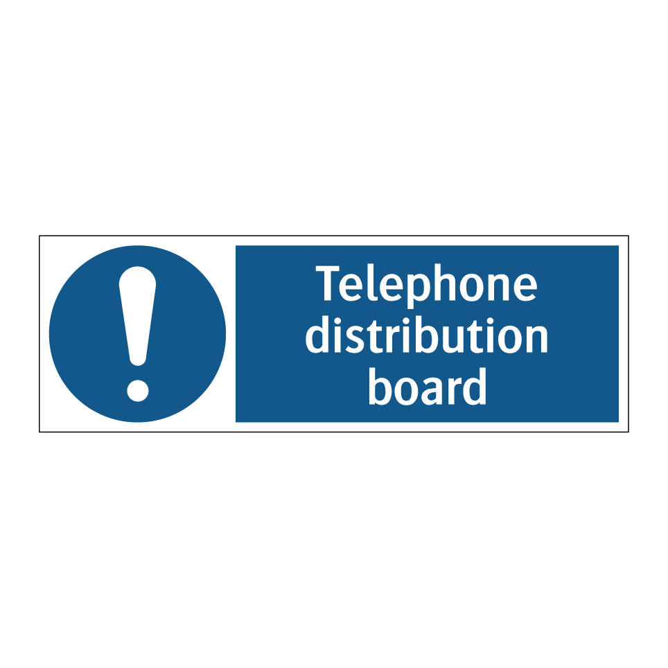 Telephone distribution board