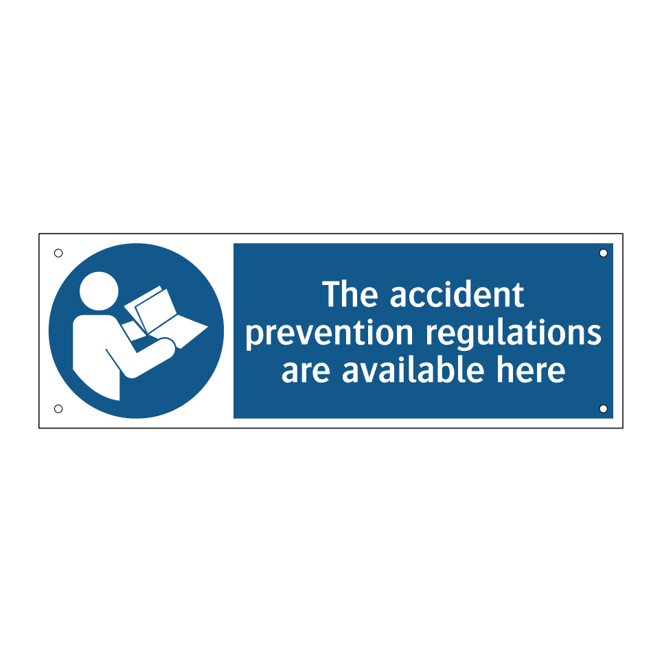 The accident prevention regulations are available here