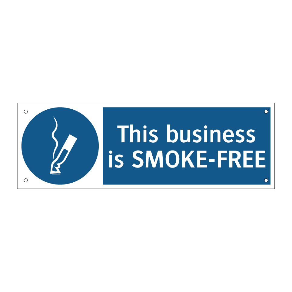 This business is SMOKE-FREE