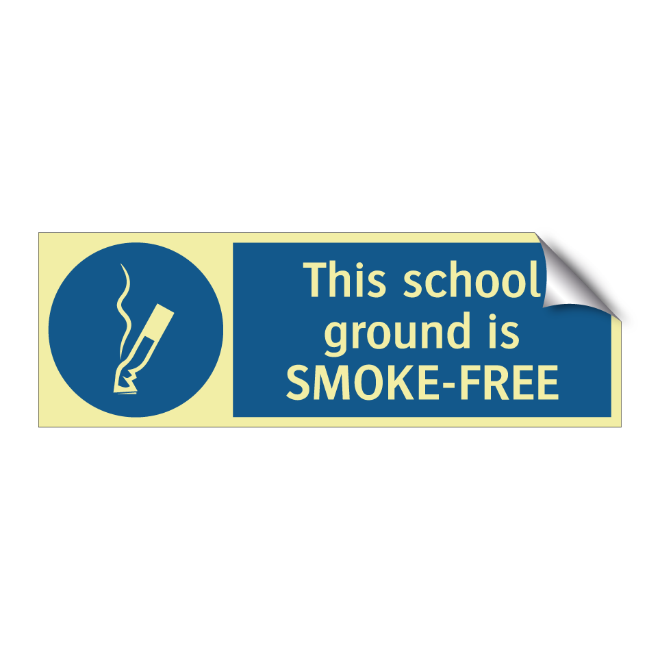 This school ground is SMOKE-FREE