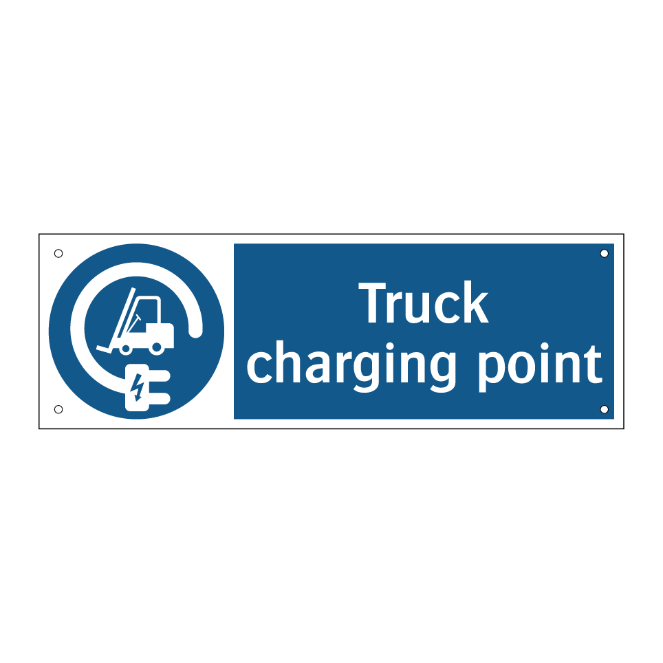 Truck charging point