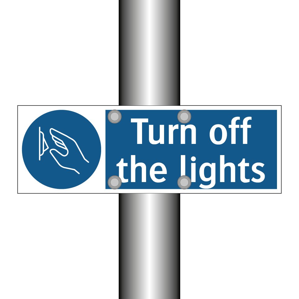 Turn off the lights